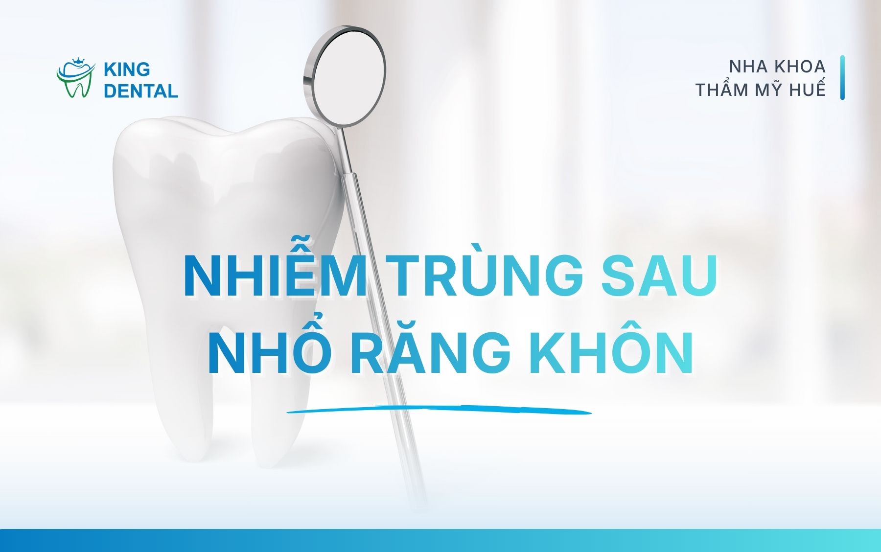 Nhiễm trùng sau nhổ răng khôn