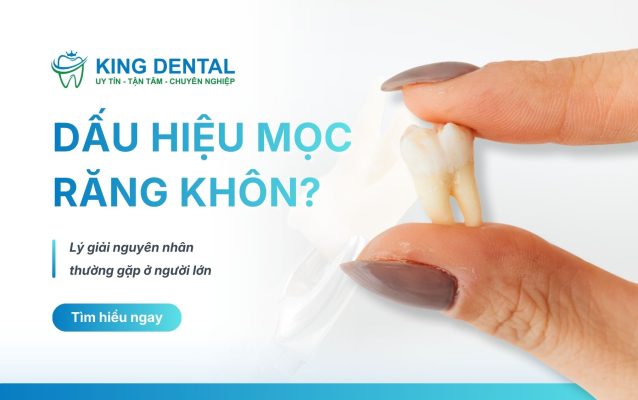dấu hiệu mọc răng khôn